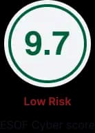 Hana 9.7/10 ESOF score, Low Risk