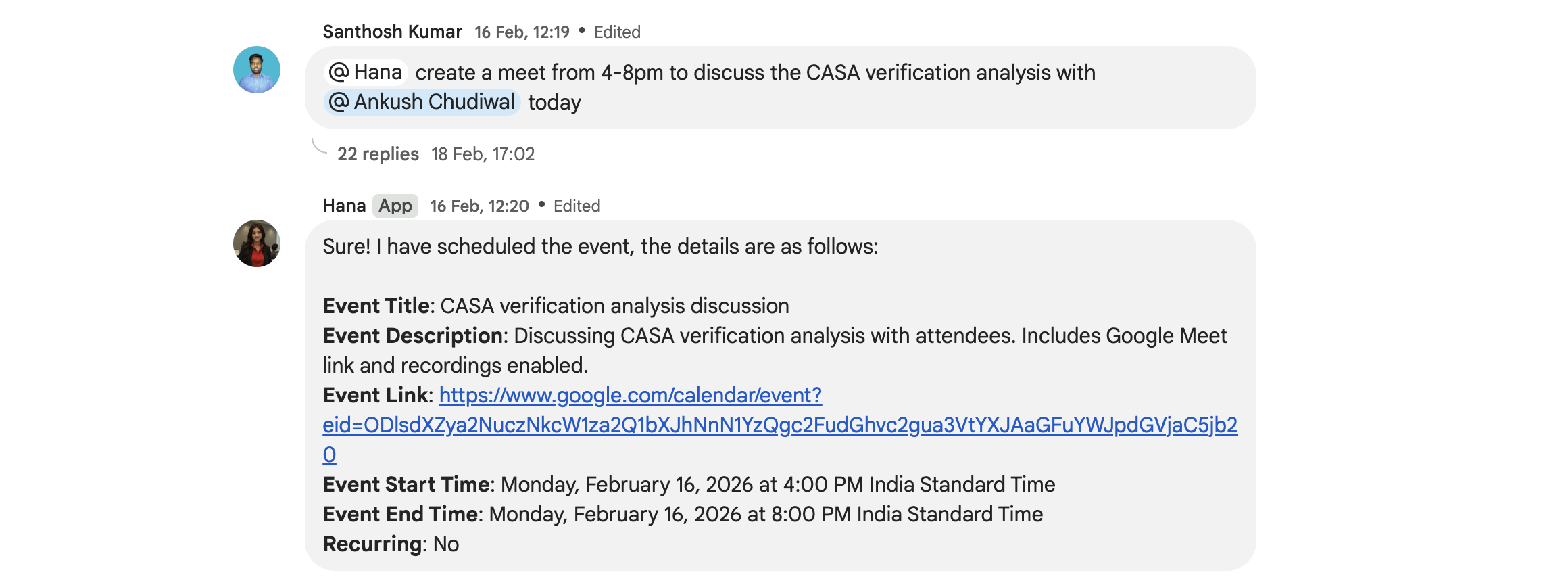 Creating a Google Meet
